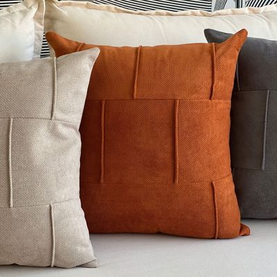 Imagen 2 del producto Funda de Cojín Puro Terracota Cuadrada