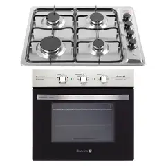 SINDELEN - KIT-137 Horno Empotrado Eléctrico HE-7200IN + Encimera Gas Licuado CEG-4600IN
