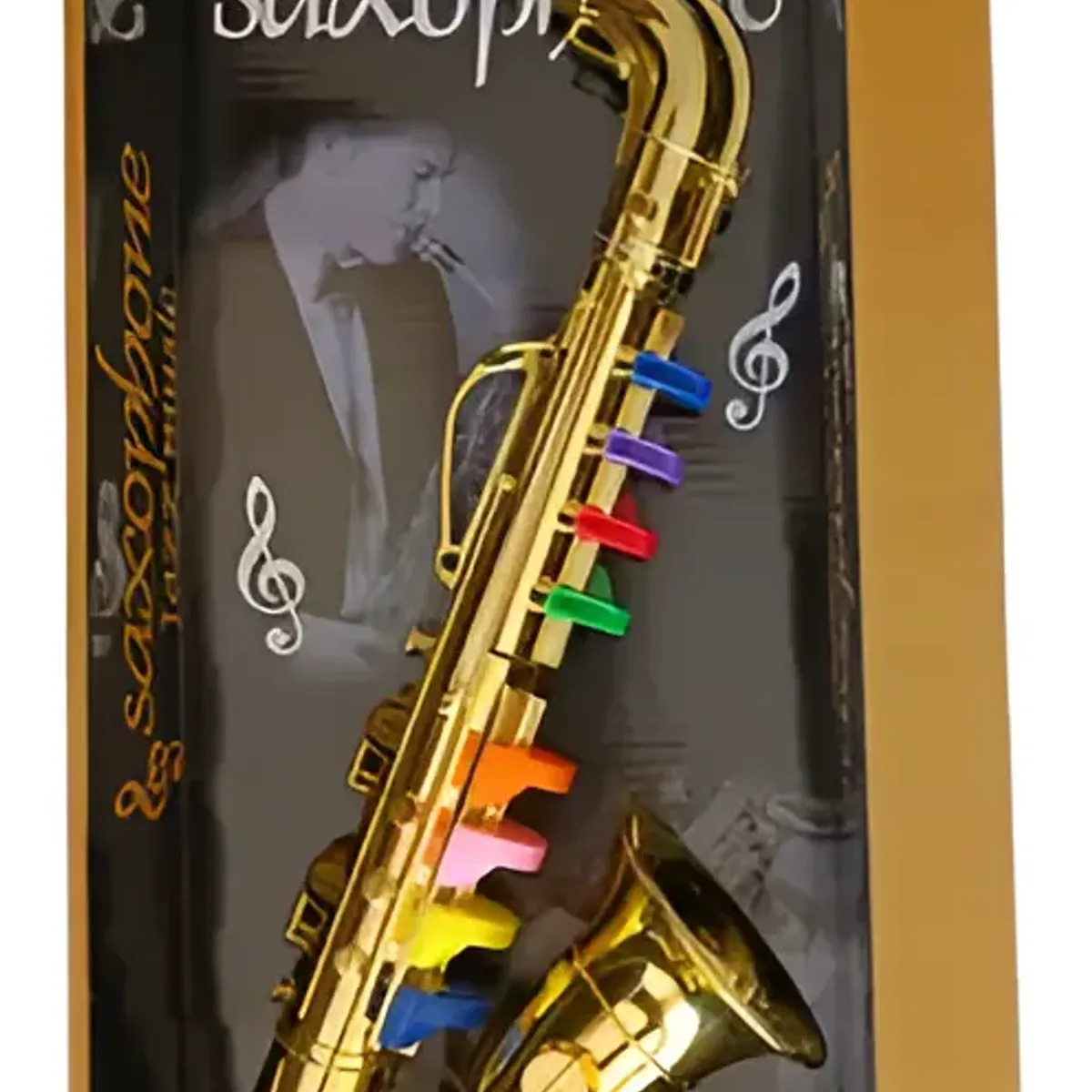 GENERICO - Saxofón Musical De Juguete Para Niños Dorado