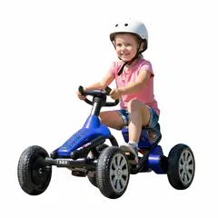 GENERICO - Go Kart Racing A Pedales Infantil Azul