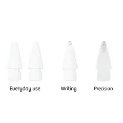 LOGIIX - Repuestos para Apple Pencil 4 Pack BlancoTransparente