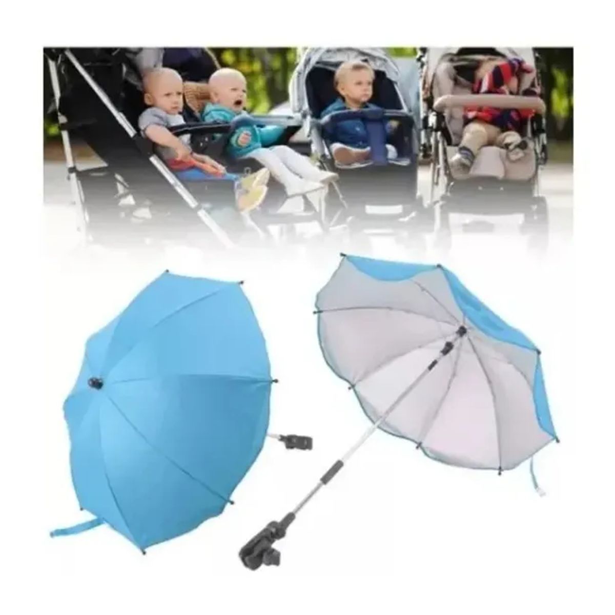 MOVI - Sombrilla o Paraguas para coche de Bebé con filtro UV