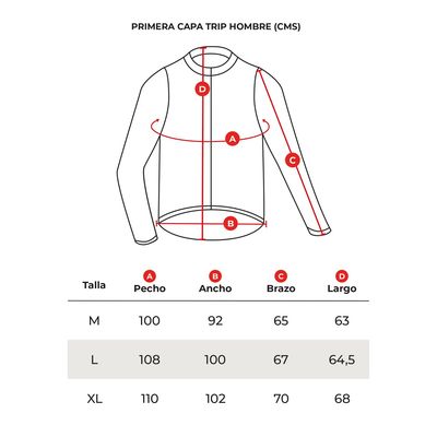 Imagen 2 del producto PRIMERA CAPA HOMBRE NEGRA