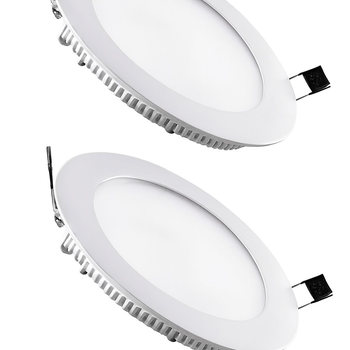 AVC - PACK 2 PANELES LED EMBUTIDO REDONDO 12W CALIDO