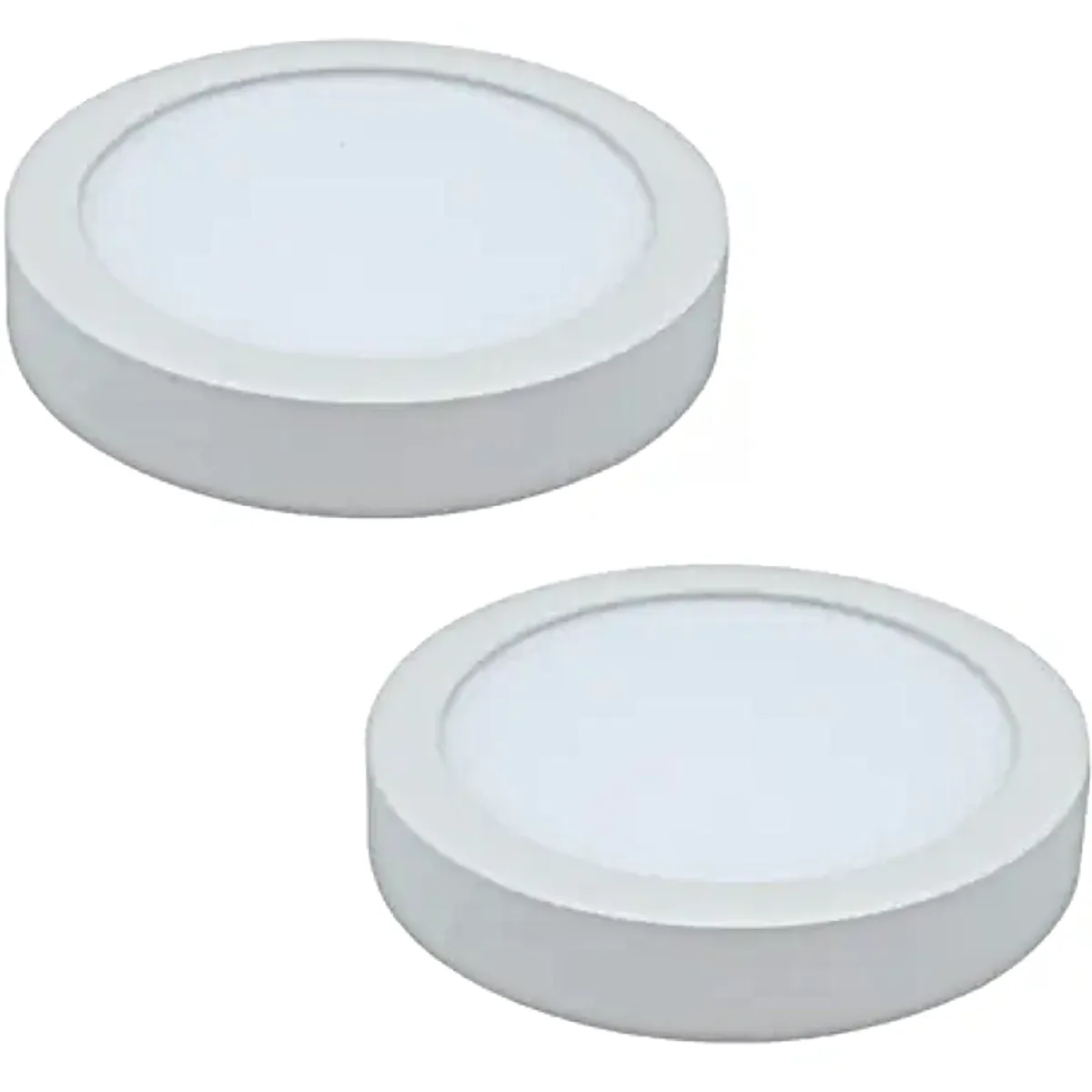 AVC - PACK 2 PANELES LED SOBREPUESTO REDONDO 12W 3000K