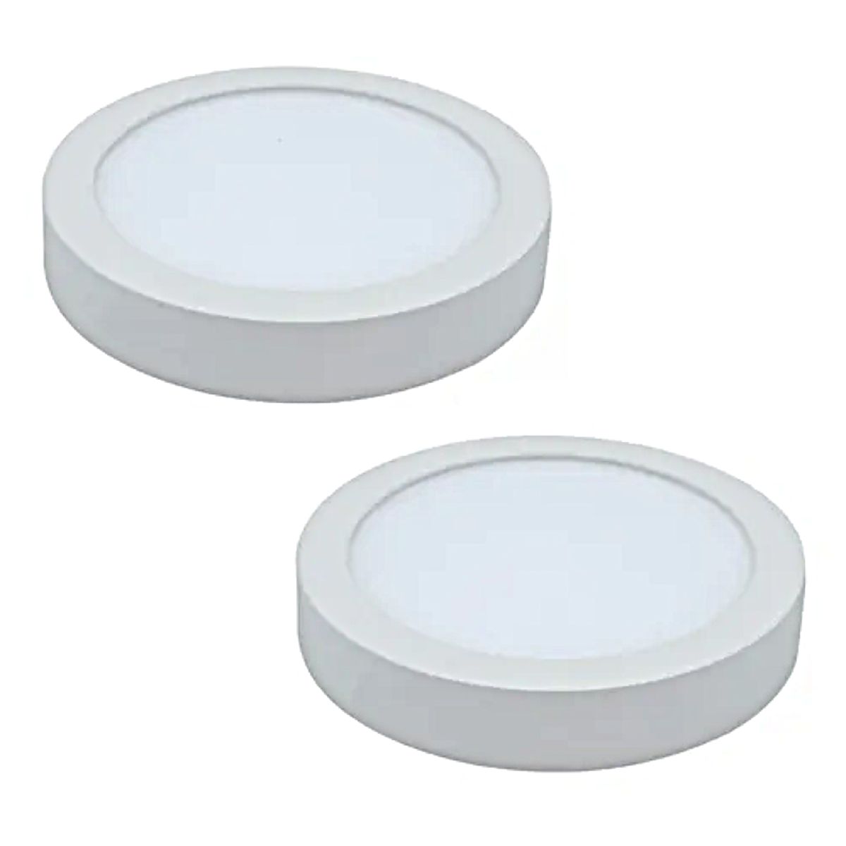 AVC - PACK 2 PANELES LED SOBREPUESTO REDONDO 12W 3000K