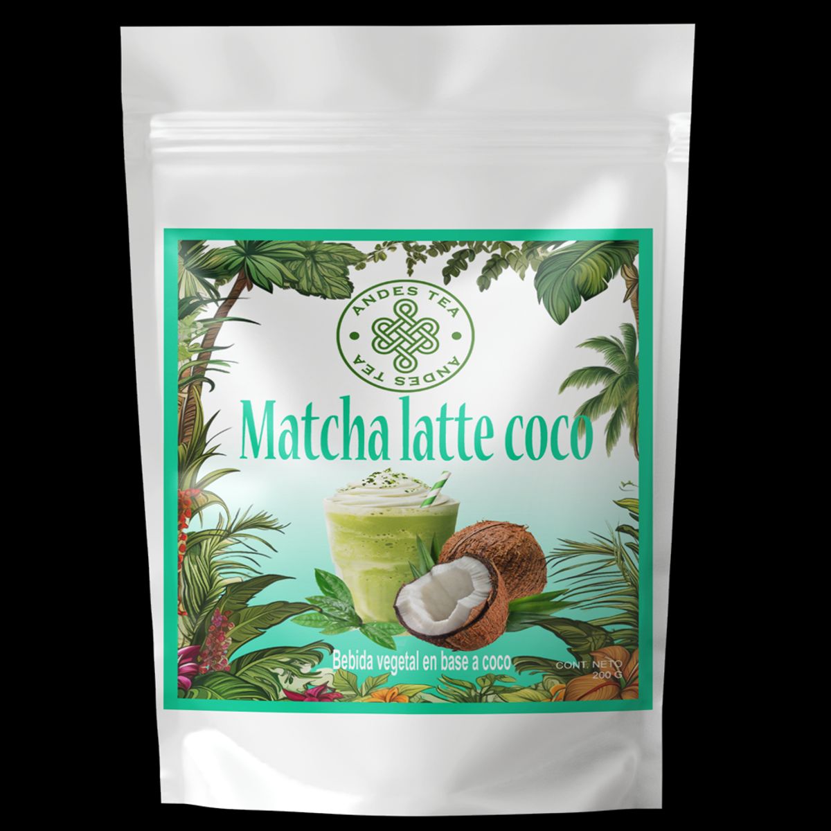 ANDES TEA - Matcha Latte Coco Vegano 200gr