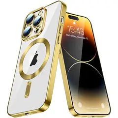 GENERICO - Carcasa Para iPhone 15 Pro Magnetica Con Lente De Cámaras