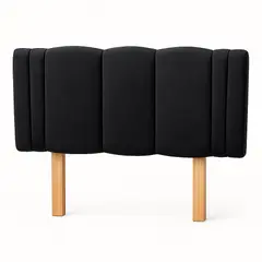 GENERICO - Respaldo 2 Plazas Ejecutivo Negro Lino