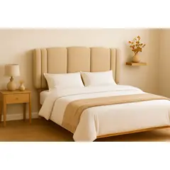 GENERICO - Respaldo 2 Plazas Ejecutivo Beige Lino