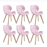 Pack 6 Sillas Mariposa Wood