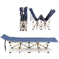 Cama de Camping Plegable Catre de Campaña Con Bolso