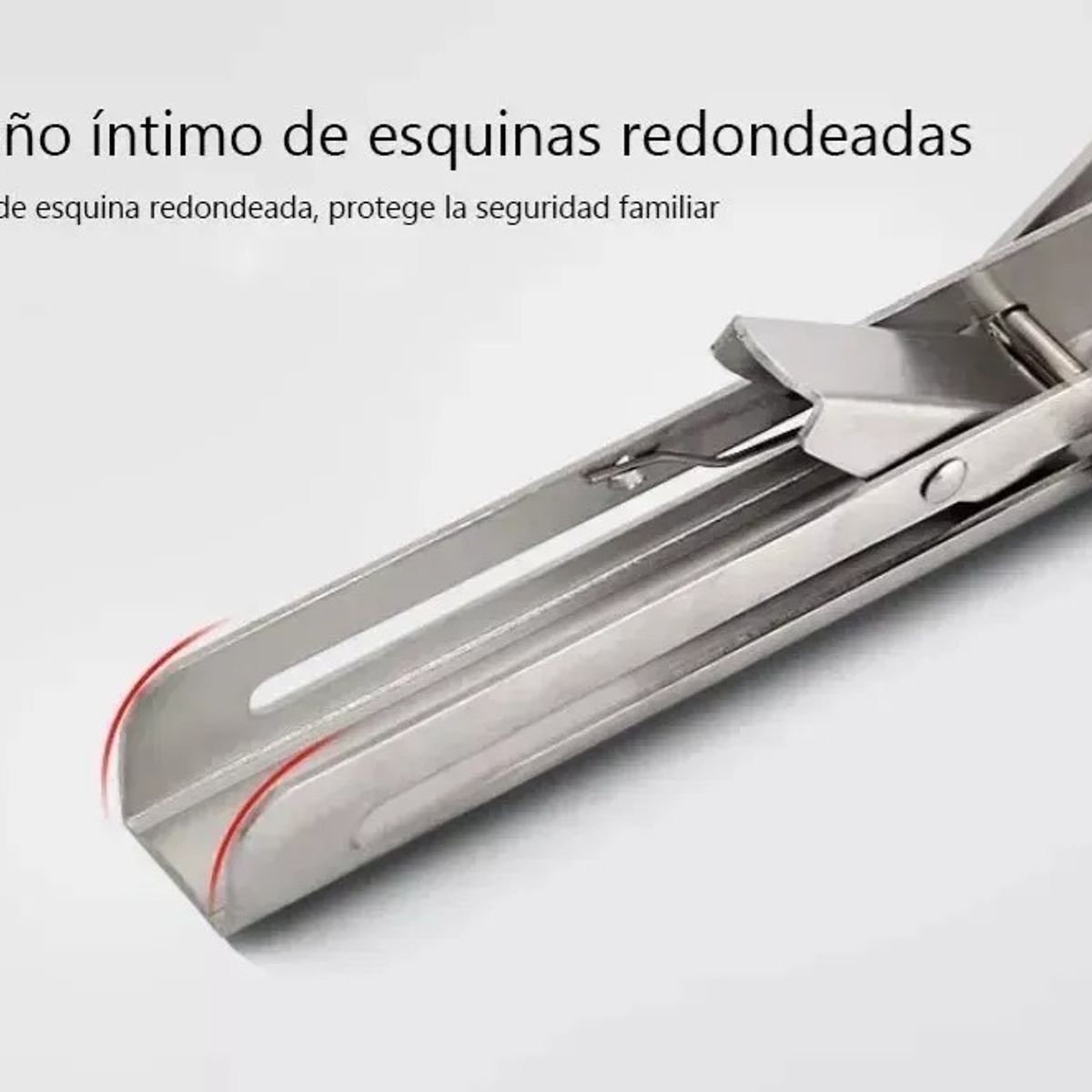 GENERICO - Set 2 Escuadra Metalica Abatible Rapida Soporte Plegable 30c Plateado