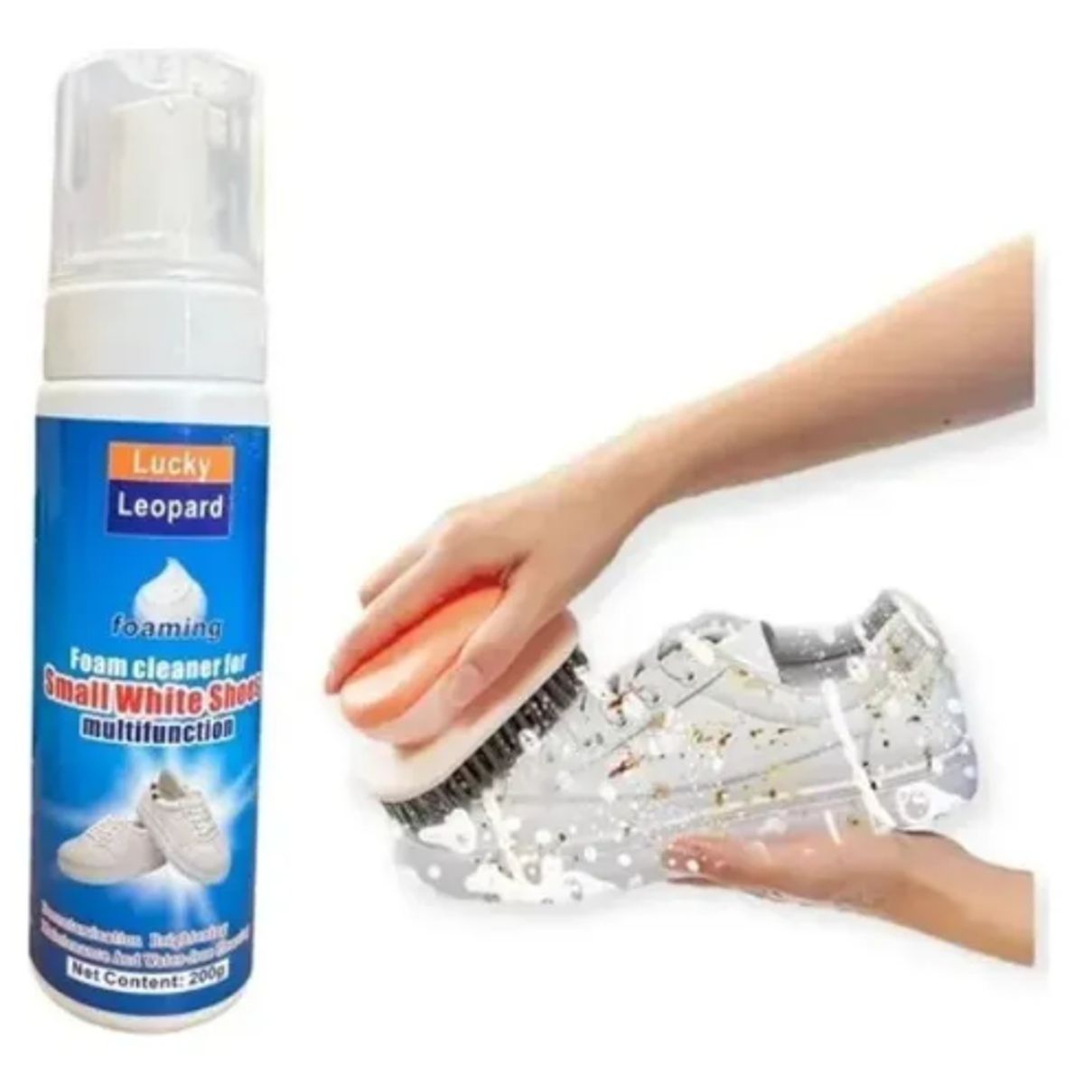 GENERICO - Limpia Zapatillas Cuidado Del Calzado Espuma 200ml