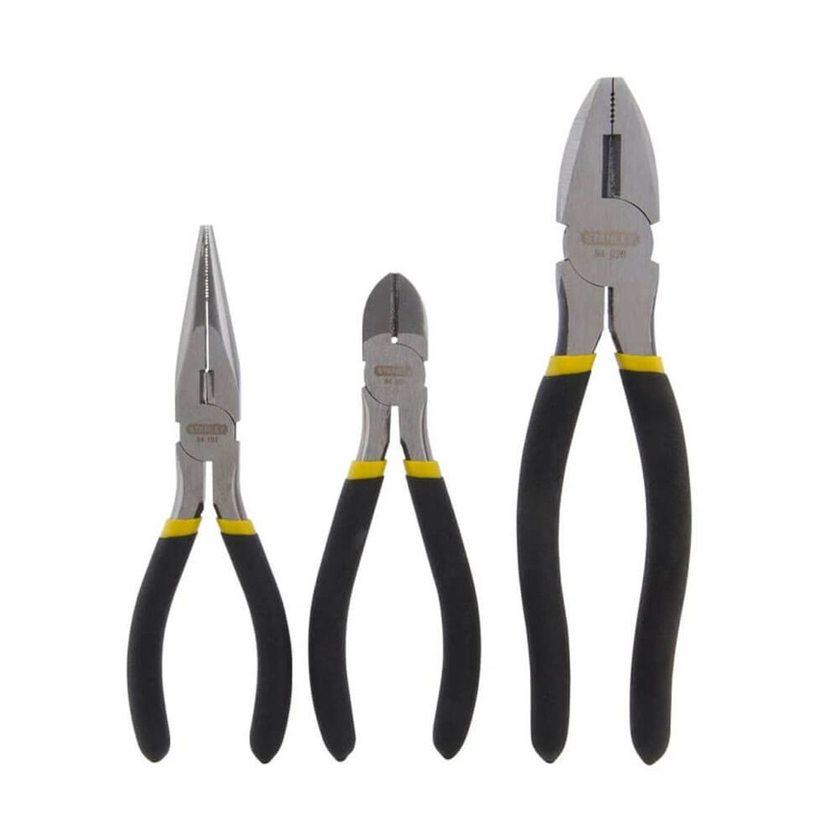 STANLEY - Juego de Alicates Profesionales - 3 Piezas