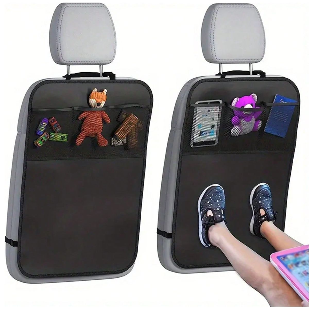 GENERICO - Protector Respaldo Asiento Auto Silla Bebe Soporte Tablet