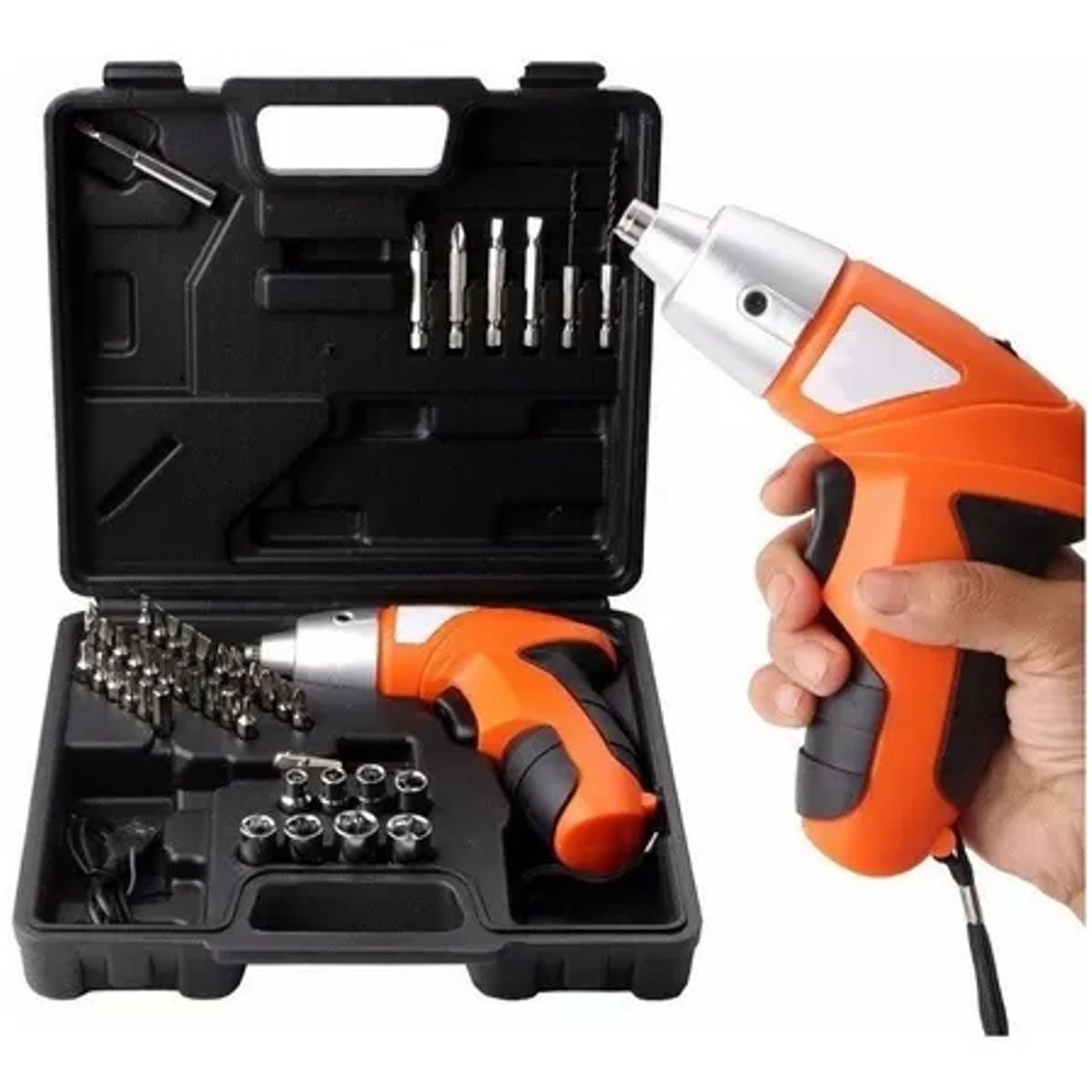 GENERICO - Destornillador Inalámbrico 12v 45 Accesorios