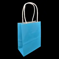 GENERICO - BOLSA REGALO KRAFT CELESTE 14X115X7 X12 UNI