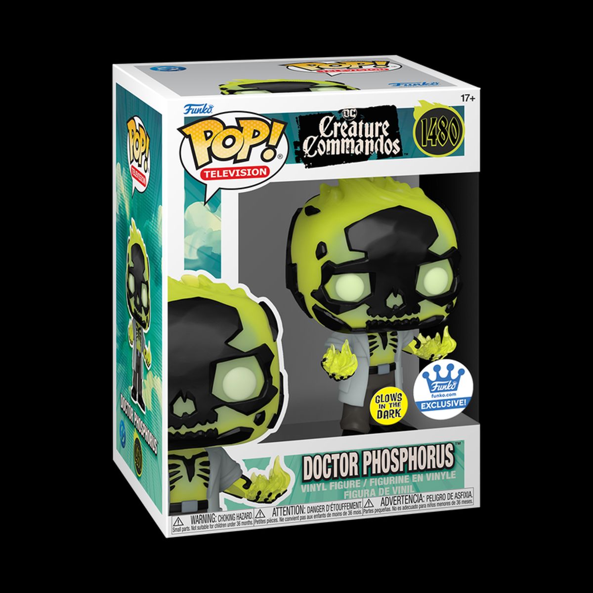 FUNKO - Funko Pop Comando de Criaturas – Dr. Fosforo 1480 + Protector