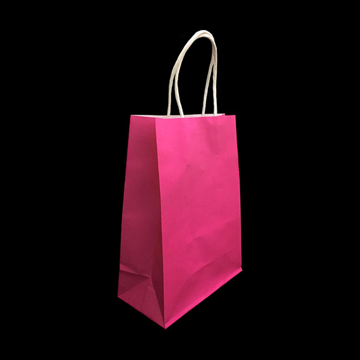 GENERICO - BOLSA REGALO KRAFT FUCSIA 15X21X8 X12 UNI