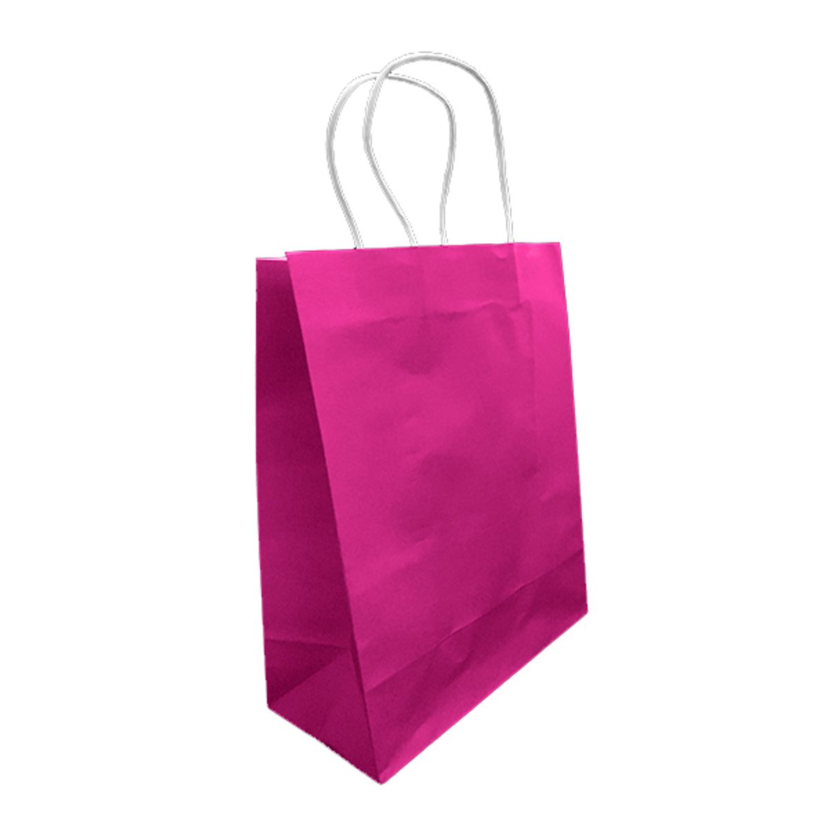 GENERICO - BOLSA REGALO KRAFT FUCSIA 21X27X11 X12 UNI