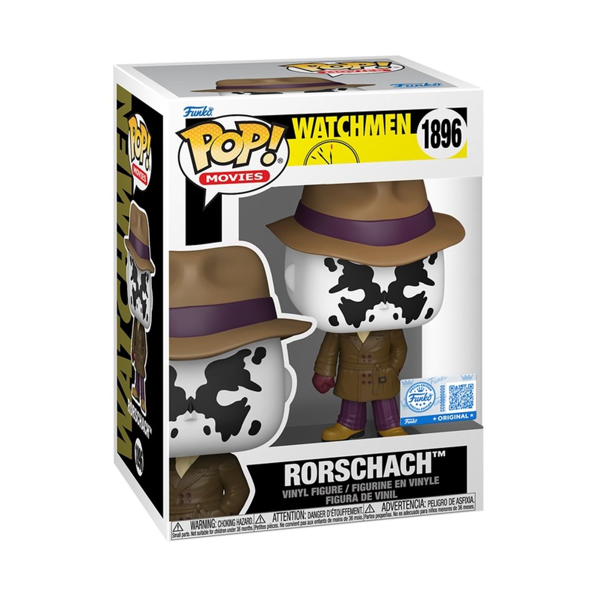 FUNKO - Funko Pop DC Watchmen – Rorschach 1896 + Protector