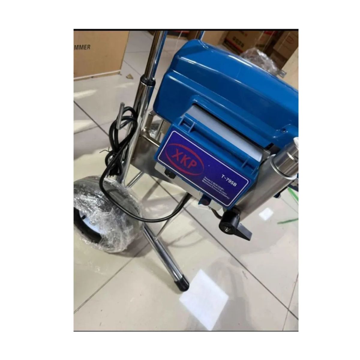 GENERICO - Equipo Pulverizador Industrial - Pintar Airless Azul