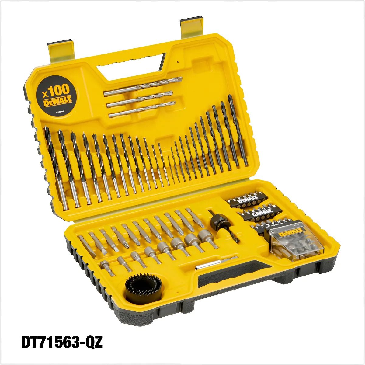 DEWALT - SET 100 PIEZAS TALADRAR Y ATORNILLAR DEWALT DT71563-QZ