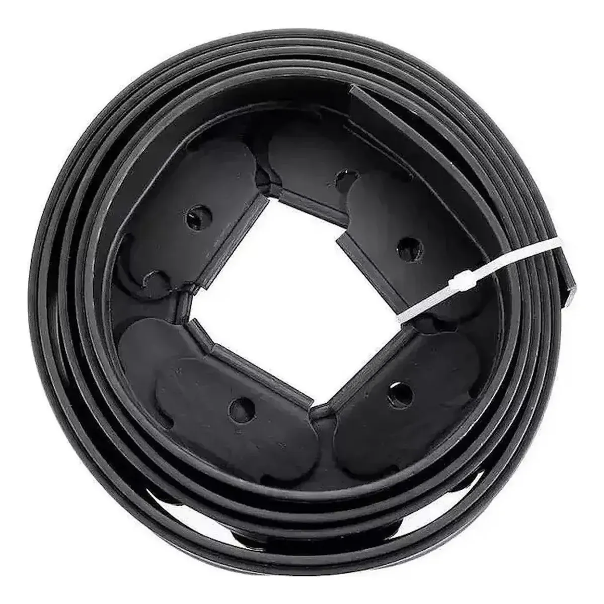 GENERICO - Limitador De Jardín Separador De Césped Burlete 10m Negro