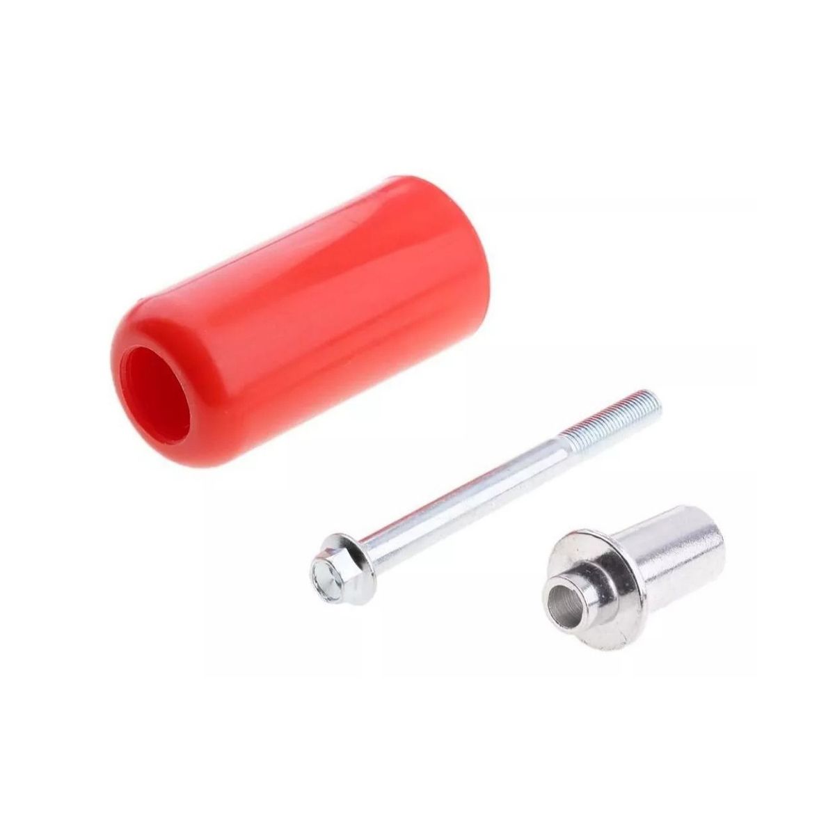 GENERICO - Topes de caída para motos universales rojo
