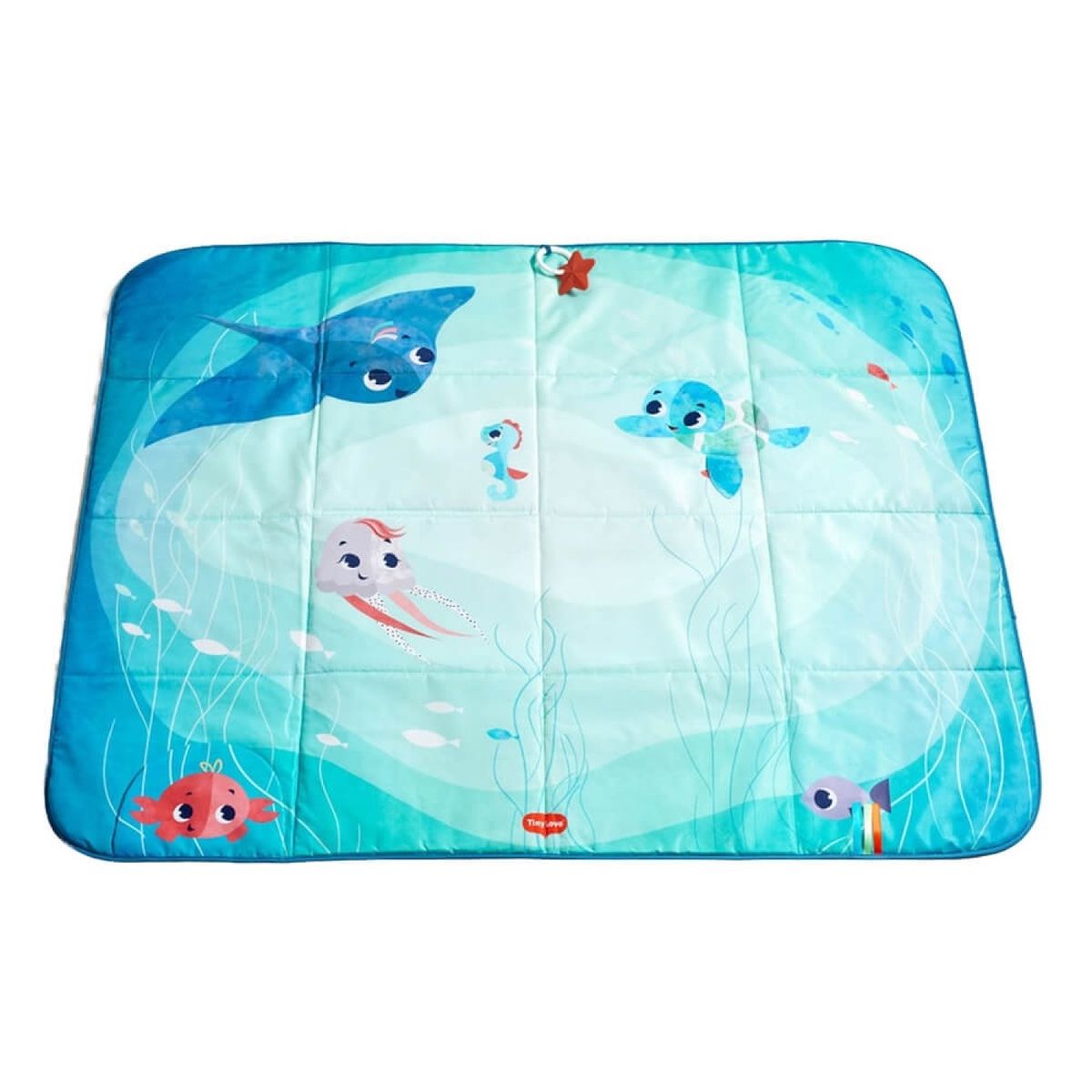 TINY LOVE - Alfombra Mat Bebé Treasure Ocean 140x113cm Impermeable Tiny Love