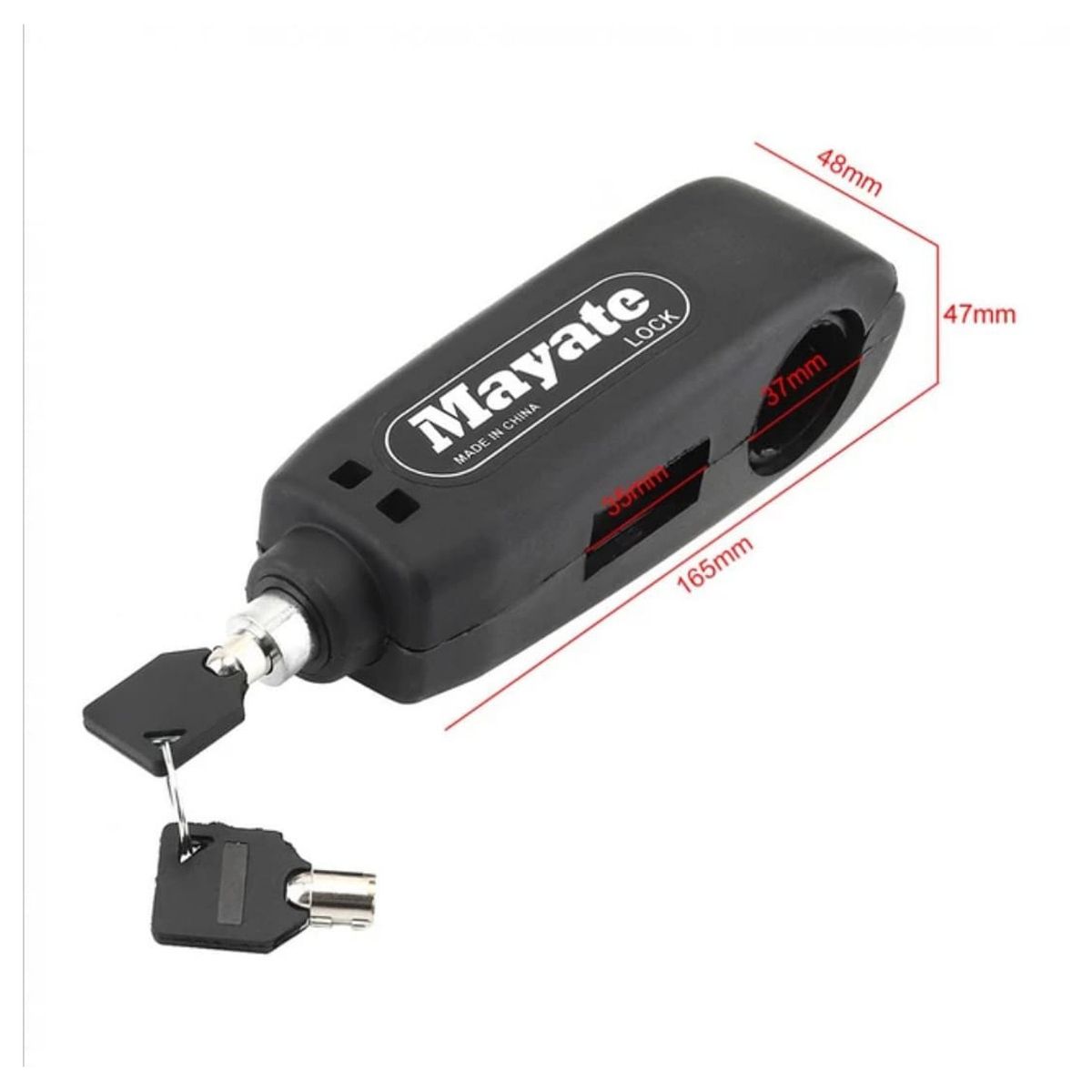 GENERICO - Candado o seguro para manillar de scooter bicimotos