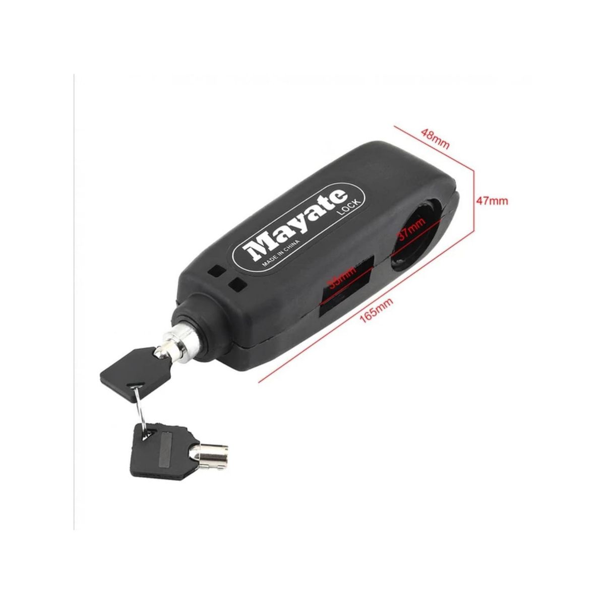 GENERICO - Candado o seguro para manillar de scooter bicimotos