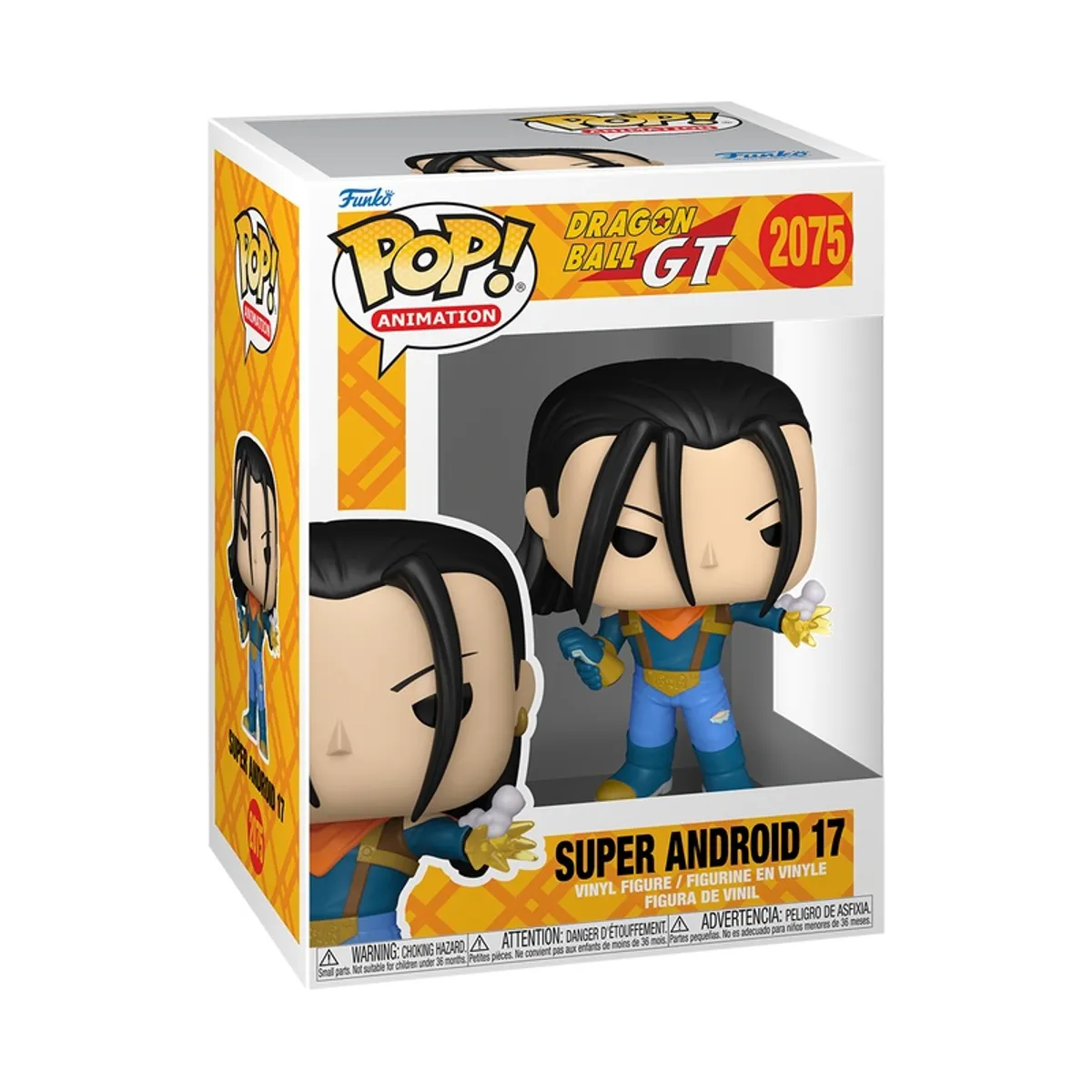 FUNKO - Funko Pop Dragon Ball – Super Androide Numero 17 #2075 + Protector