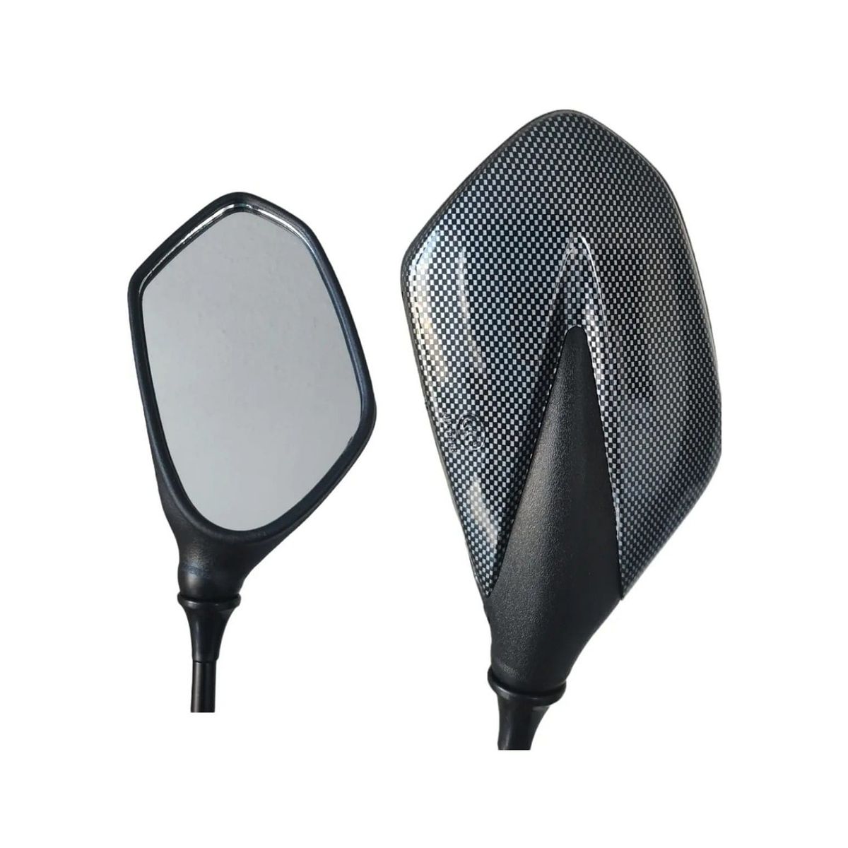 GENERICO - Espejo retrovisor para motos scooters 2 unidades