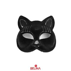 GENERICO - -Antifaz de gato negro 17x25cm