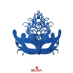 GENERICO - Antifaz con purpurina color aleatorio 20x31cm