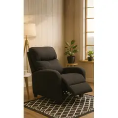 COSAS CASA - Sillon Reclinable Berger Holanda Negro
