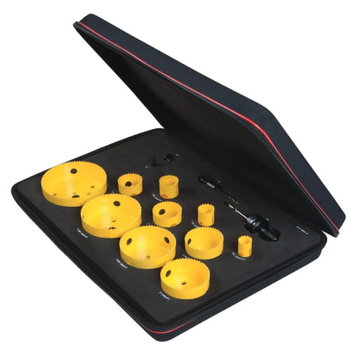 STARRET - Juego de Sierras Copa Industrial Starrett 11 Piezas - Metal y Acero Incoxidable