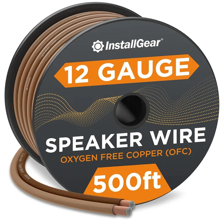 GENERICO Cable Audio Hifi 12 Awg 100% cobre Ofc compatible con Conector Nakamichi, 30 mts