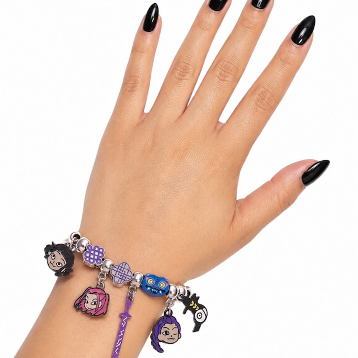 GENERICO - Pulsera Guerreras Kpop 8 Dijes 24cm Y Charm Rumi Mira Zoey