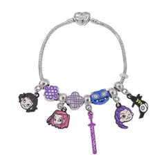 GENERICO - Pulsera Guerreras Kpop 8 Dijes 24cm Y Charm Rumi Mira Zoey
