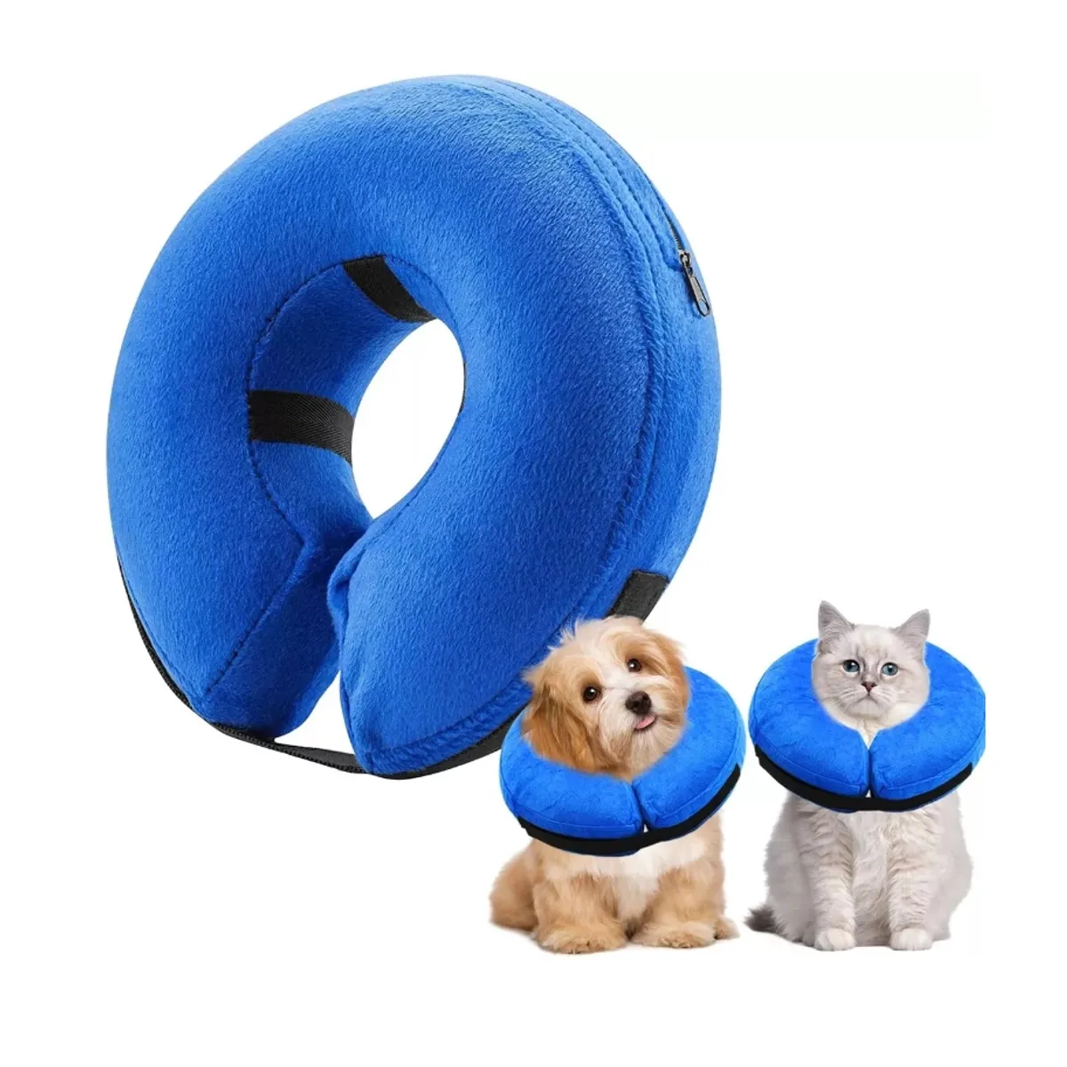 ATURE - Collar Hinchable Antimordeduras Para Mascotas S