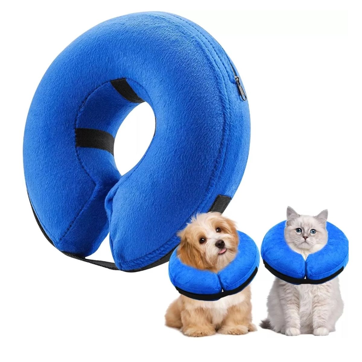 ATURE - Collar Hinchable Antimordeduras Para Mascotas M