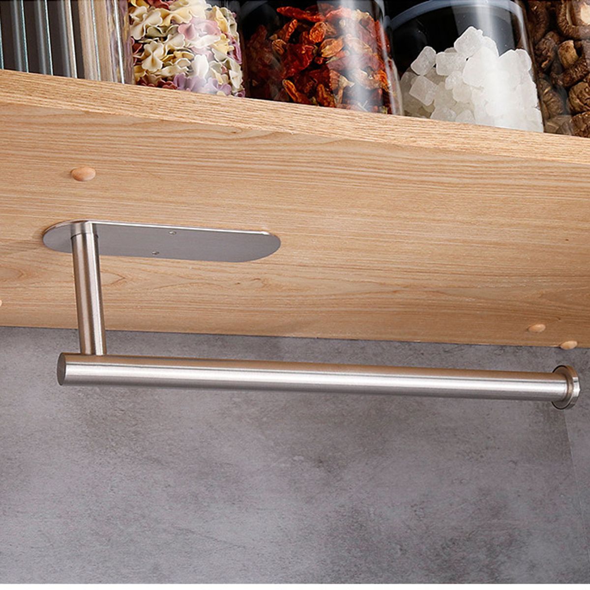 GENERAL - Soporte De Toallas De Papel Para El Baño Sin Perforación