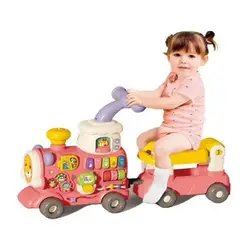 GENERICO - Caminador Tren 5 En 1 Rosa