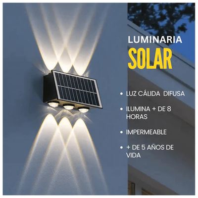 Imagen 2 del producto Lámpara Solar Bifocal Decorativa Leds