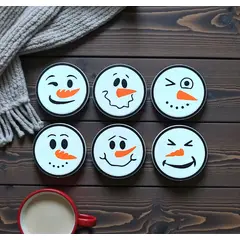 GENERICO - Posavasos - Muñecos de Nieve 6 un
