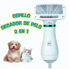 MOVI - Cepillo y Secador de Pelo de mascotas 2 en 1