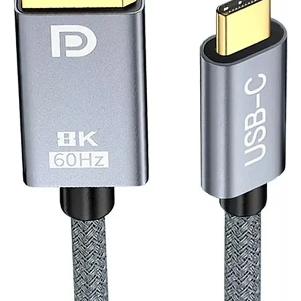 KUANGYE - Adaptador Cable Usb Tipo C A Displayport 8k 60hz 4k 144hz